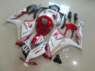 2012-2016 Red Musashi Honda CBR1000RR Bike Fairing UK Stores