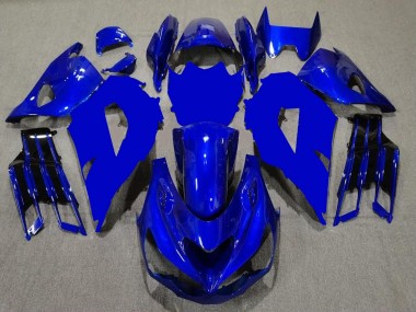 2012-2021 Blue Black Kawasaki ZX14R ZZR1400 Motor Fairings UK Stores