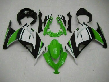 2013-2016 Green Black Silver Kawasaki EX300 Moto Fairings UK Stores