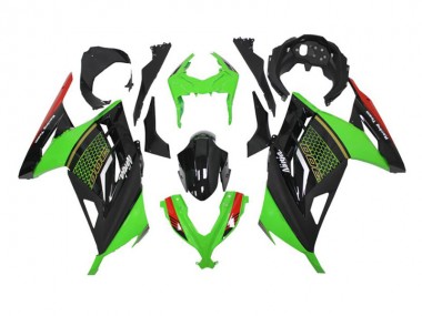 2013-2016 Green Black Kawasaki EX300 Motor Bike Fairings & Bodywork UK Stores