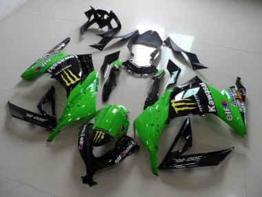 2013-2016 Green Monster Kawasaki ZX300R Motorcycle Fairing Kits UK Stores