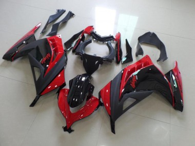 2013-2016 Red Black Kawasaki ZX300R Bike Fairing UK Stores