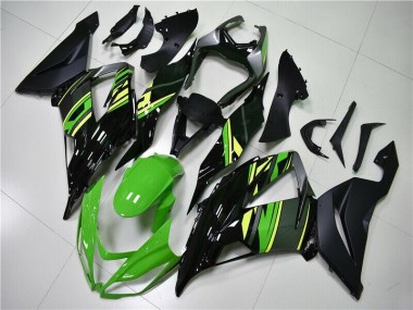 2013-2018 Green Black Kawasaki ZX6R Replacement Fairings UK Stores