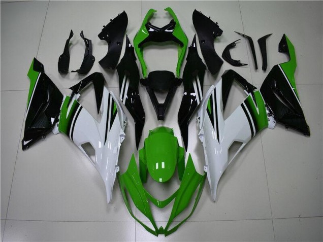 2013-2018 Green White Black Kawasaki ZX6R Motor Fairings UK Stores