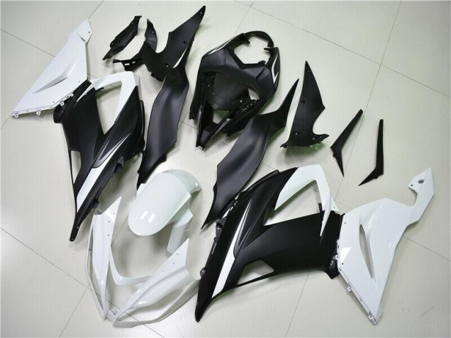 2013-2018 White Black Kawasaki ZX6R Motorbike Fairings UK Stores