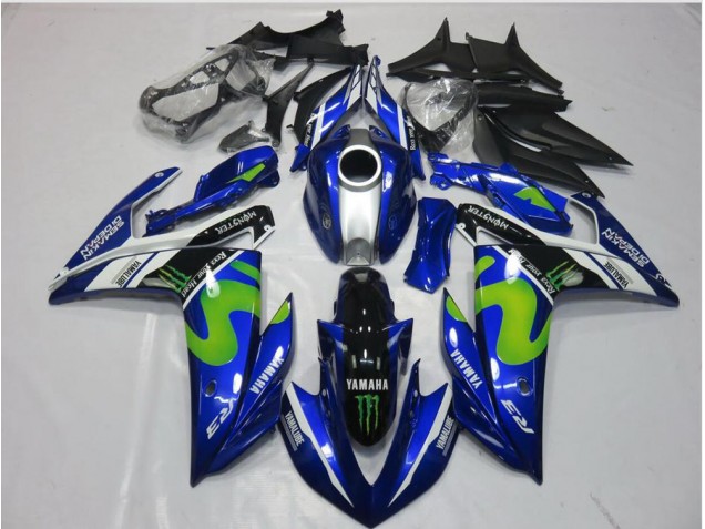 2015-2022 Movistar Yamaha YZF R3 Motorcycle Replacement Fairings UK Stores