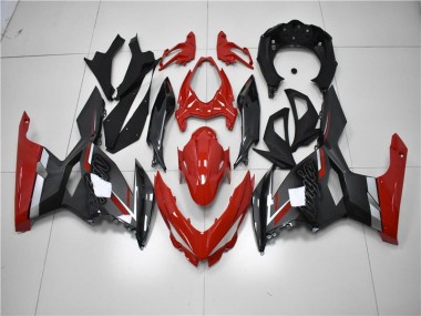 2018-2023 Red Black Kawasaki EX400 Motorcycle Fairing Kit UK Stores