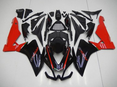 2009-2015 Black Red Aprilia RSV4 Moto Fairings UK Stores