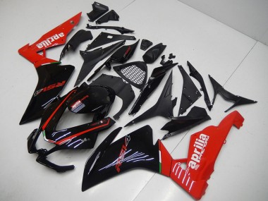 2009-2015 Black Red Aprilia RSV4 Motorcycle Replacement Fairings UK Stores