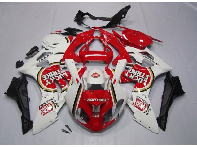 2009-2014 Red White Lucky Strike BMW S1000RR Motorbike Fairing UK Stores