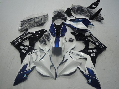 2009-2014 White Blue BMW S1000RR Motor Bike Fairings UK Stores