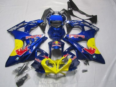 2009-2014 Yellow Blue RedBull BMW S1000RR Replacement Motorcycle Fairings UK Stores