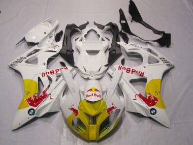 2009-2014 Yellow White RedBull BMW S1000RR Bike Fairing Kit UK Stores