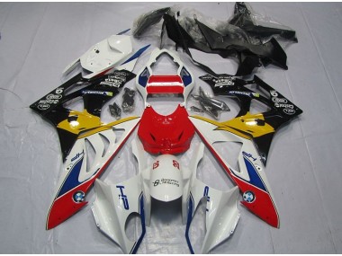 2009-2014 Red White Yellow BMW S1000RR Motorcycle Fairings Kits UK Stores