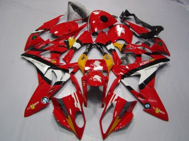 2009-2014 Red White BMW S1000RR Motorcyle Fairings UK Stores