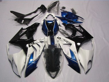 2009-2014 White Blue BMW S1000RR Replacement Fairings UK Stores