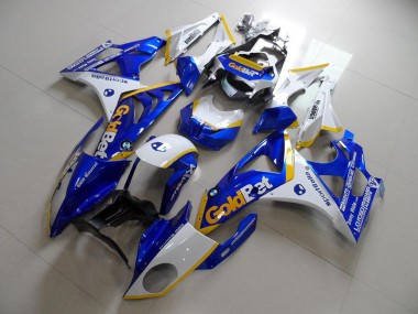 2009-2014 Blue White GoldBet BMW S1000RR Motorcycle Fairings Kit UK Stores