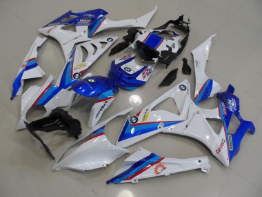 2009-2014 Blue White BMW S1000RR Motorbike Fairing UK Stores