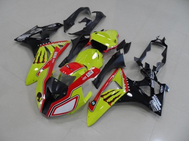 2009-2014 Green Red Monster BMW S1000RR Bike Fairings UK Stores