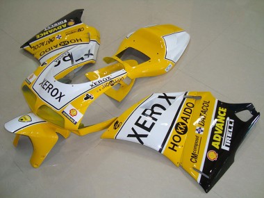 1993-2005 Yellow White Xerox Ducati 748 916 996 996S Replacement Motorcycle Fairings UK Stores