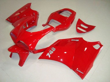 1993-2005 Red Ducati 748 916 996 996S Bike Fairing Kit UK Stores