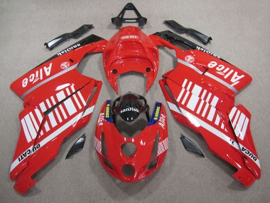 2005-2006 Red White Alice Sandisk Ducati 749 Moto Fairings UK Stores