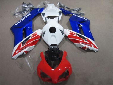 2004-2005 White Red Blue Honda CBR1000RR Motorcycle Fairing Kit UK Stores