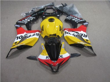 2004-2005 Yellow Repsol Honda CBR1000RR Bike Fairing Kit UK Stores