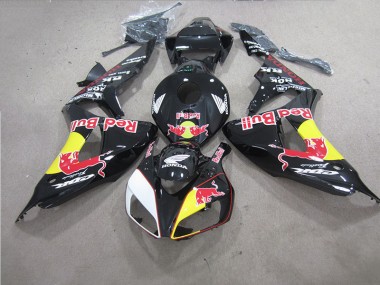 2006-2007 Black Red Bull Honda CBR1000RR Bike Fairings UK Stores