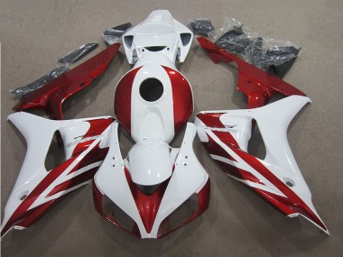 2006-2007 Red White Honda CBR1000RR Motor Bike Fairings UK Stores