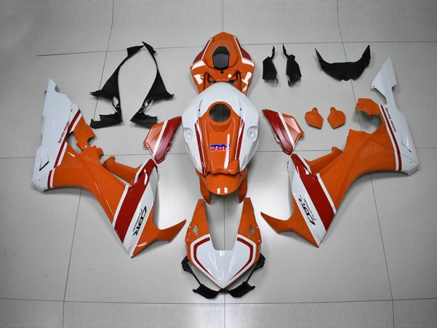 2017-2020 Orange White HRC Honda CBR1000RR Motorbike Fairing UK Stores