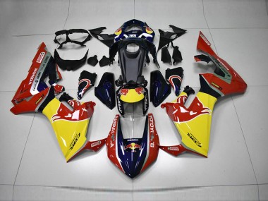 2017-2020 Blue Yellow Red Red Bull Honda CBR1000RR Motorcycle Fairing Kit UK Stores