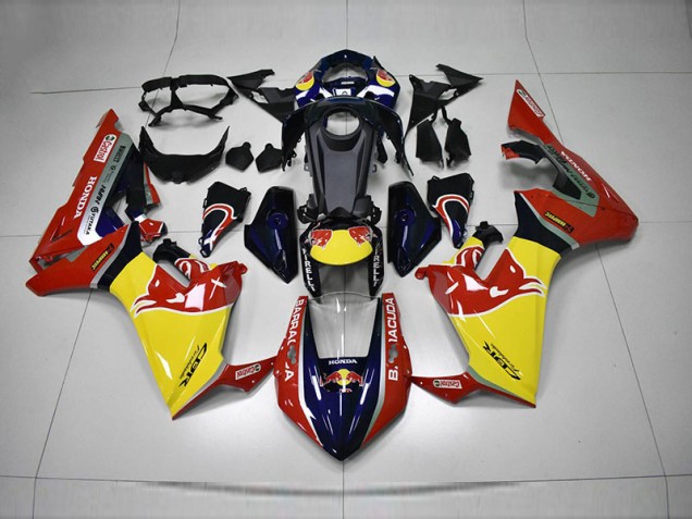 2017-2020 Blue Yellow Red Red Bull Honda CBR1000RR Motorcycle Fairing Kit UK Stores