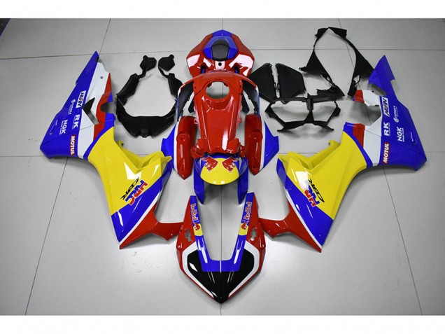 2017-2020 Red Yellow Blue HRC Red Bull Honda CBR1000RR Bike Fairing UK Stores