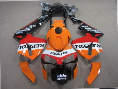 2003-2004 Orange Black Repsol Honda CBR600RR Motorcylce Fairings UK Stores