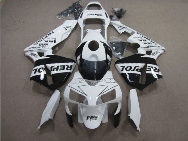 2003-2004 White Black Repsol Honda CBR600RR Motorbike Fairing UK Stores