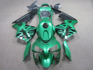 2003-2004 Green Black Honda CBR600RR Motor Bike Fairings UK Stores