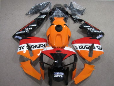 2005-2006 Orange Red Black Repsol Honda CBR600RR Motorbike Fairing Kits UK Stores