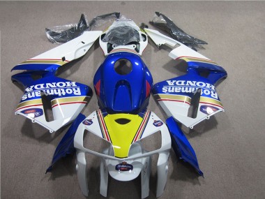 2005-2006 Blue White Rothmans Honda CBR600RR Moto Fairings UK Stores