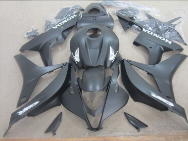 2007-2008 Black White Decal Honda CBR600RR Motorcycle Fairing Kits UK Stores