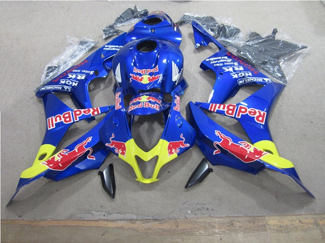 2007-2008 Blue Red Bull Honda CBR600RR Motorcycle Bodywork UK Stores