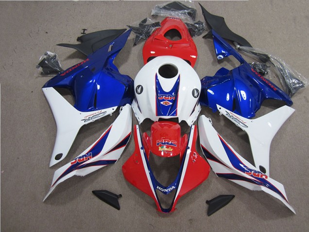 2009-2012 Red White Blue HRC Honda CBR600RR Motorcycle Fairing Kits UK Stores