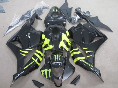 2009-2012 Black Green Monster Honda CBR600RR Motorcycle Fairing UK Stores