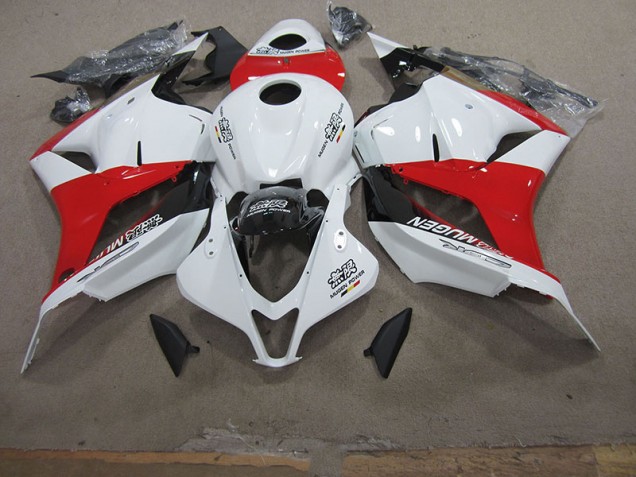 2009-2012 White Red Honda CBR600RR Motorcycle Fairing Kits UK Stores