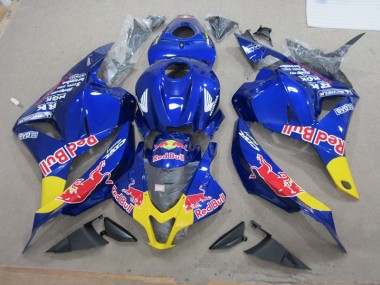 2009-2012 Blue Red Bull Honda CBR600RR Replacement Motorcycle Fairings UK Stores