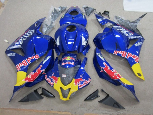 2009-2012 Blue Red Bull Honda CBR600RR Replacement Motorcycle Fairings UK Stores