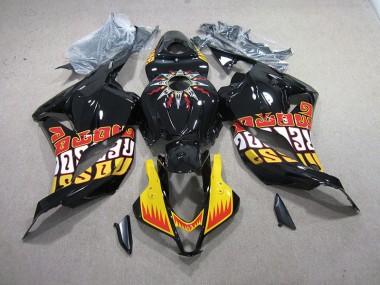 2009-2012 Black Yellow Honda CBR600RR Motorcycle Fairing UK Stores