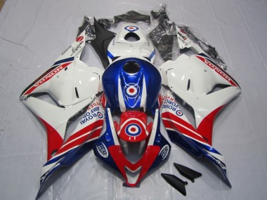 2009-2012 White Blue Red Honda CBR600RR Bike Fairings UK Stores