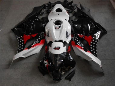 2009-2012 Black White Red Honda CBR600RR Motorbike Fairing Kits UK Stores