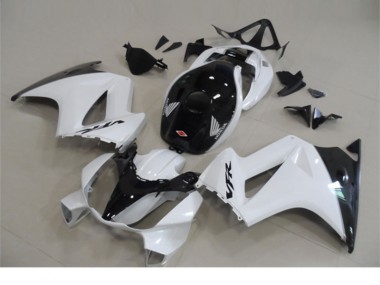 2002-2013 White Black Honda VFR800 Bike Fairing Kit UK Stores